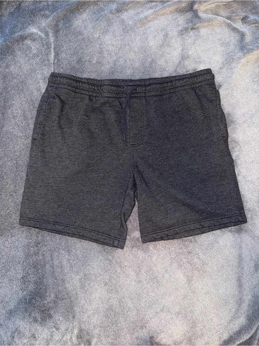 Men’s XXL Charcoal Drawstring Sweat Shorts Athletic